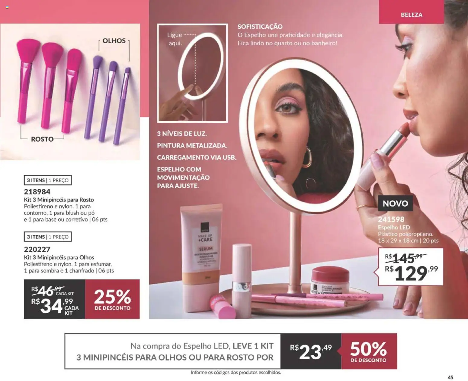 Avon Folheto - válido de 29/06/2026 | Página: 53 | Produtos: Corretivo, Pó, Espelho, Base