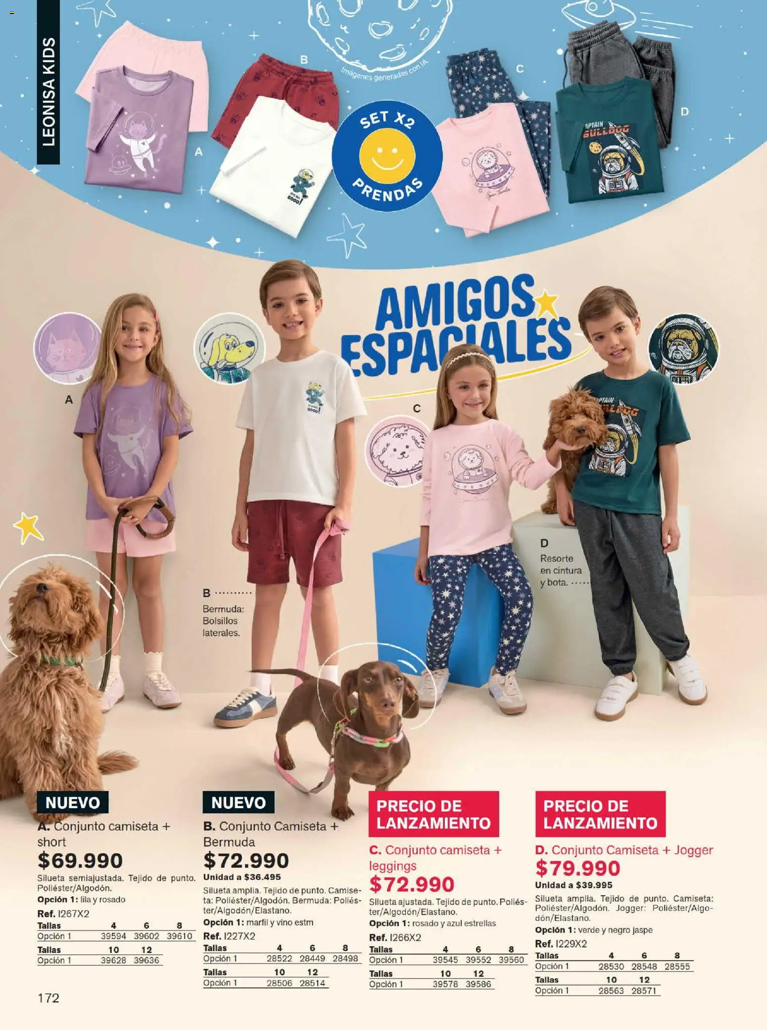 Leonisa revista - valida desde el 15/07/2026 | Página: 172 | Productos: Bermuda, Short, Camiseta, Conjunto