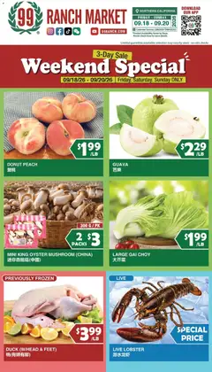 Preview of 99 Ranch Market weekly ads valid from 09/18/2026 | Page: 2