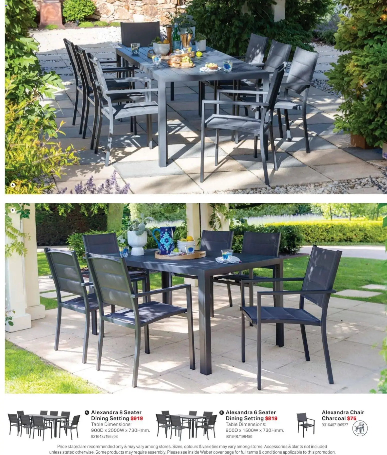Mitre 10 catalogue - valid from 16/09/2026 | Page: 5 | Products: Table, Chair, Accessories, Charcoal