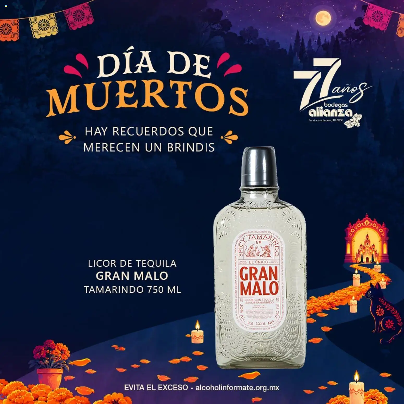 Nuevas ofertas de Bodegas Alianza válidas en toda la República Mexicana desde el 27/09/2026. ¡Encuentra las mejores ofertas en Bodegas Alianza catálogo Dia de Muertos! | Página: 4 | Productos: Tequila