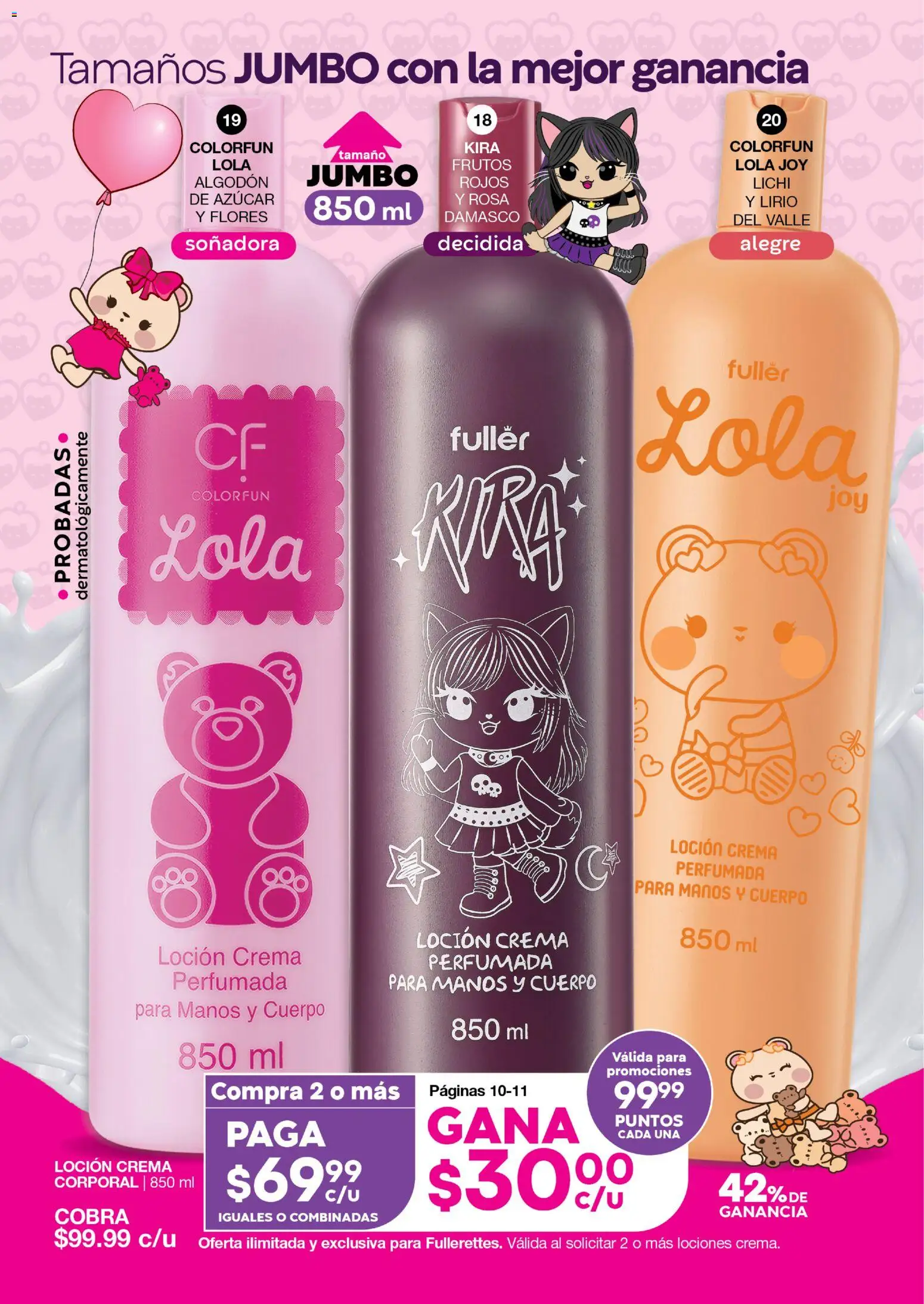 Nuevas ofertas de Fuller válidas en toda la República Mexicana desde el 22/07/2026. ¡Encuentra las mejores ofertas en Fuller Gana Más 8 2026! | Página: 14 | Productos: Azúcar, Crema, Loción, Algodón
