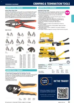 Preview of Jaycar Engineering & Scientific Catalogue 2025/2026  - valid from 09.07.2025 | Page: 83 | Products: Suit, Connector, Safe, Tools