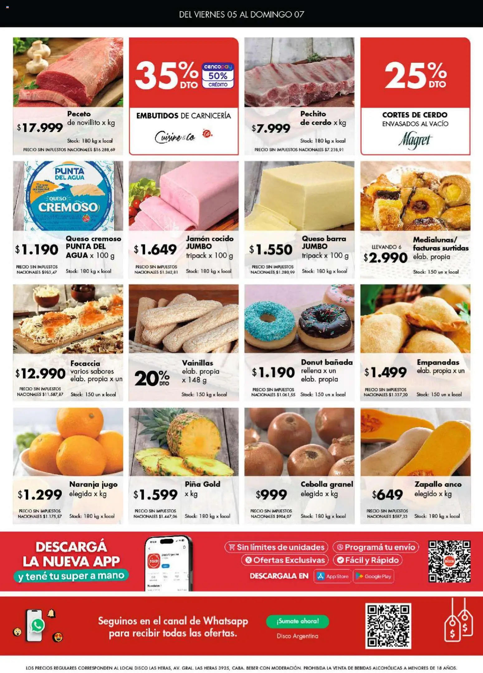 Disco - Ofertas | Córdoba │ válido desde el 04.06.2026 | Página: 8 | Productos: Disco, Cebolla, Cerdo, Piña
