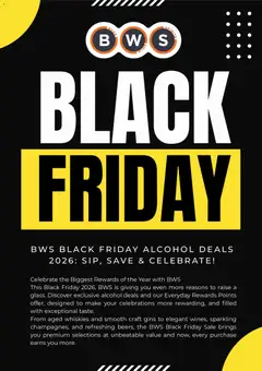 Preview of BWS Black Friday Notice - valid from 19/10/2026
