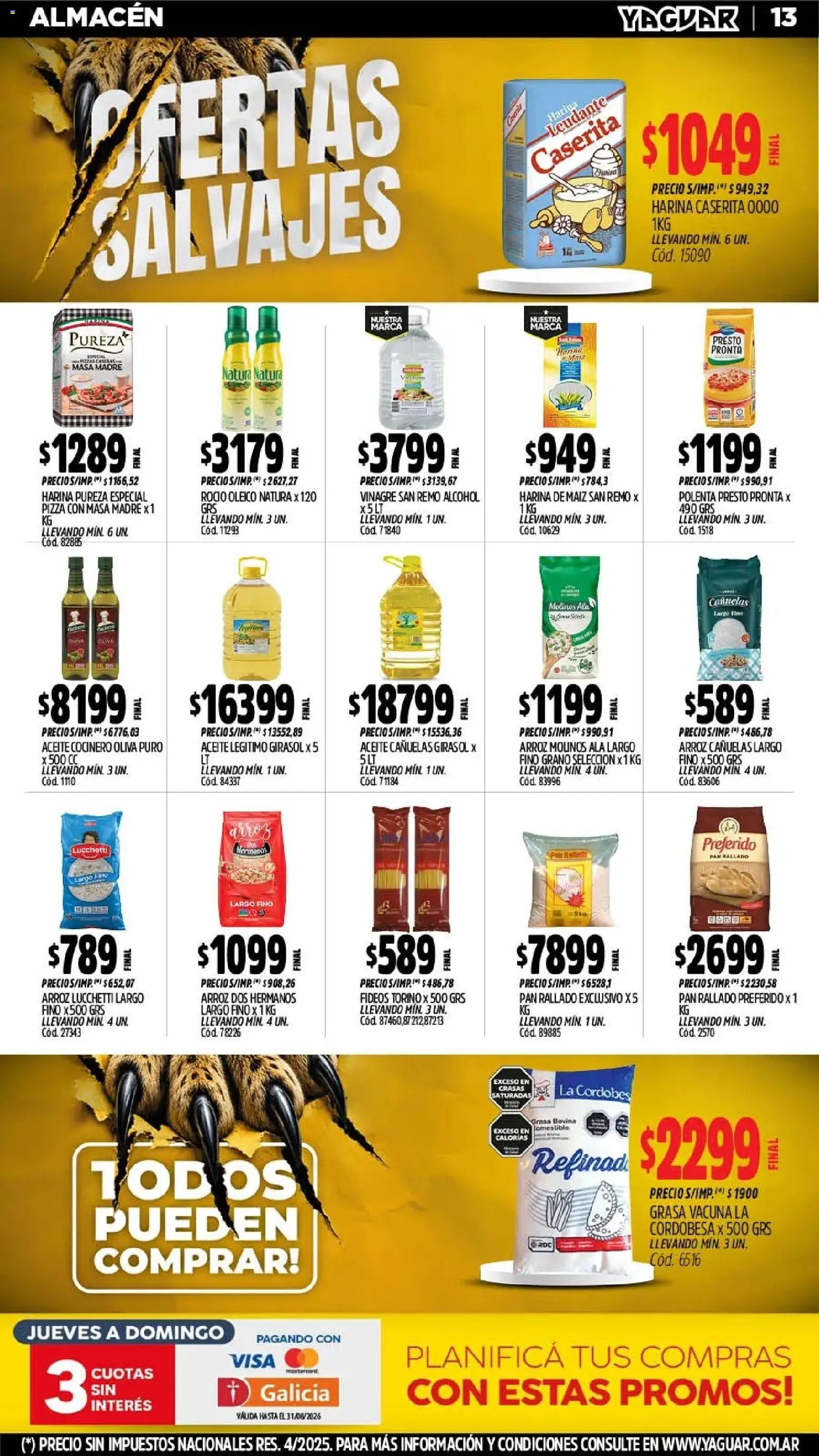 Yaguar catálogo │ válido desde el 03/08/2026 | Página: 14