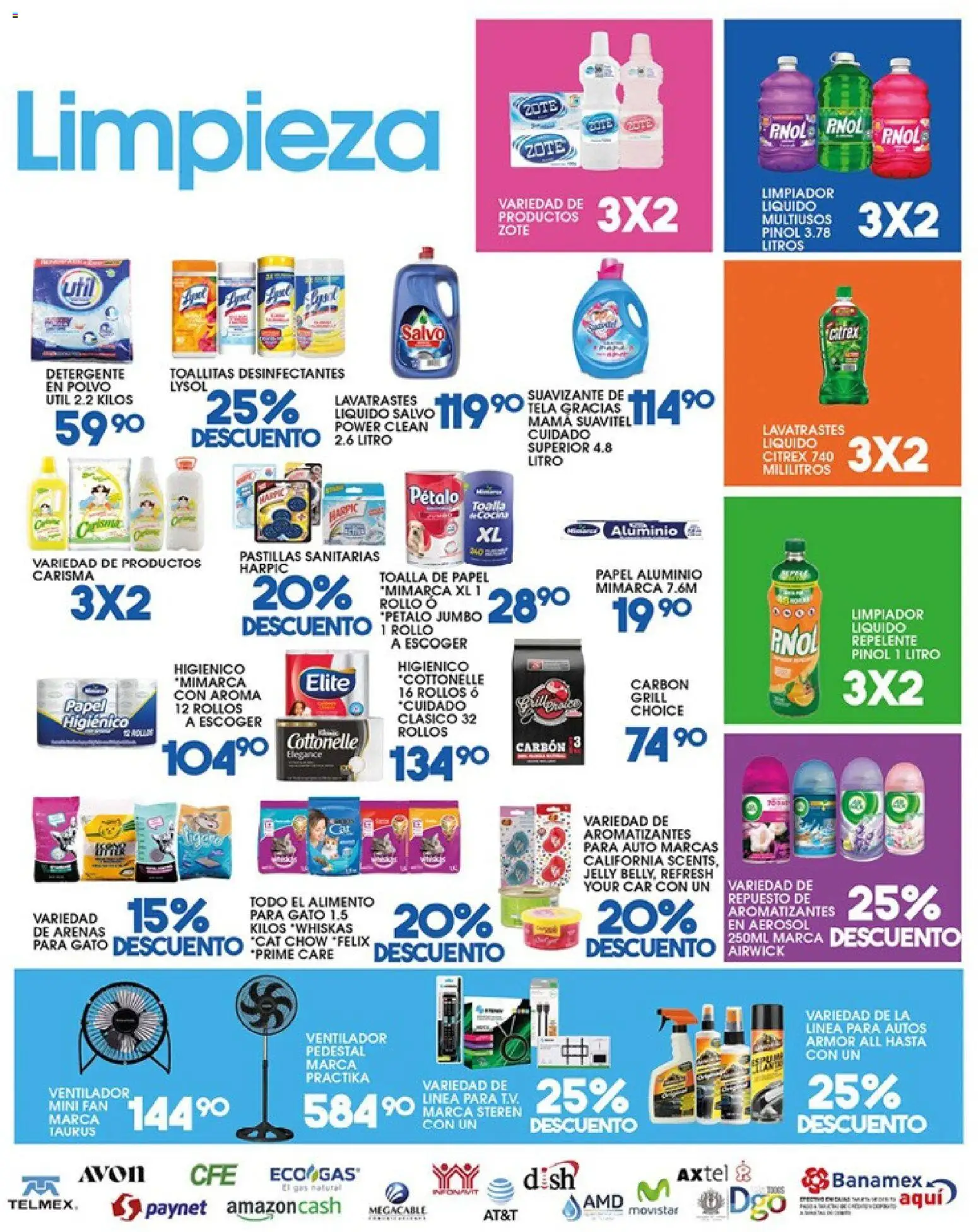 Nuevas ofertas de Alsuper válidas en toda la República Mexicana desde el 12.06.2026. ¡Encuentra las mejores ofertas en Alsuper folleto Durango! | Página: 5 | Productos: Detergente, Ventilador, Repelente, Lavavajillas