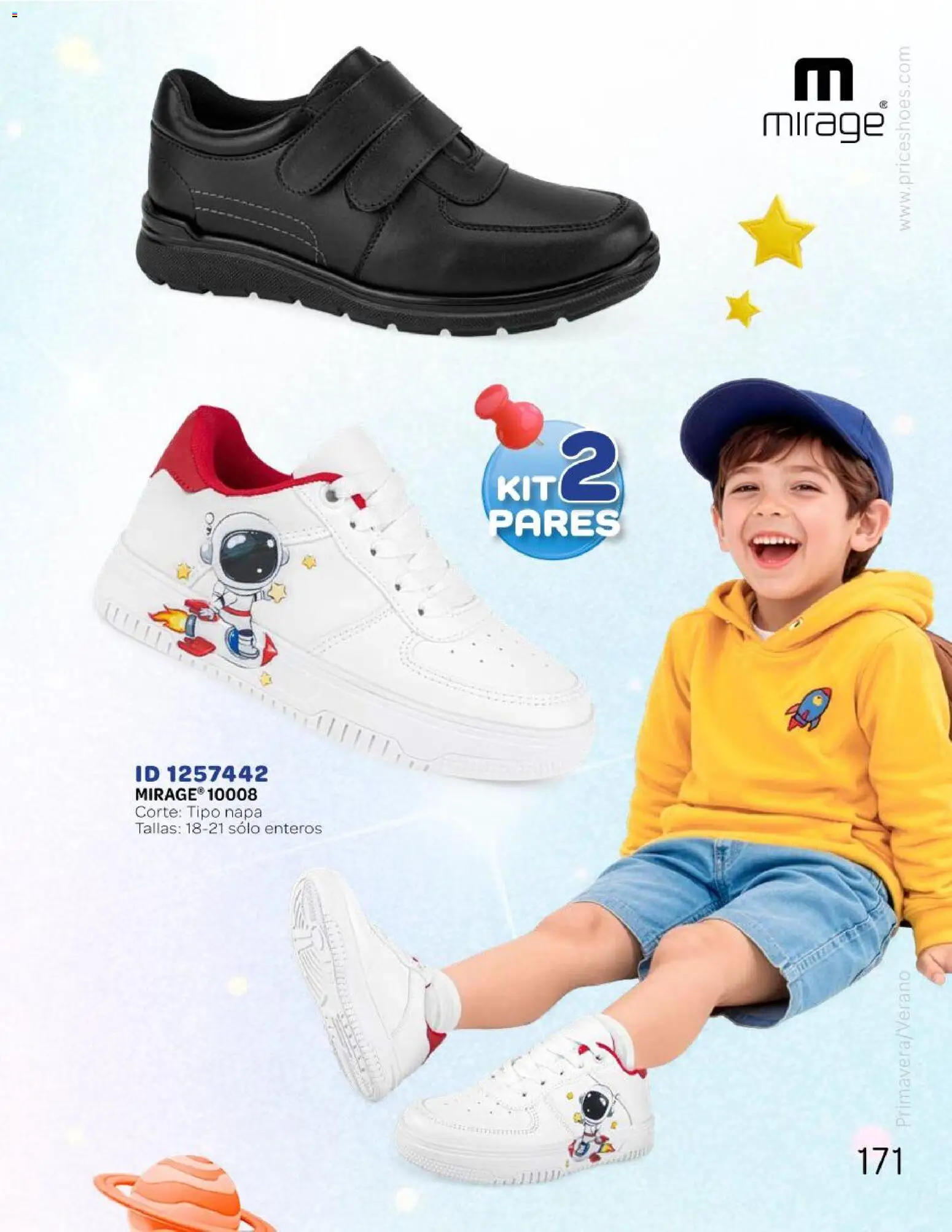 Nuevas ofertas de Price Shoes válidas en toda la República Mexicana desde el 25.04.2026. ¡Encuentra las mejores ofertas en Price Shoes catálogo Kids todo en uno! | Página: 171