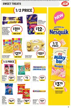 Preview of IGA catalogue - valid from 01/07/2026 | Page: 13 | Products: Dairy, Chocolate, Bananas, Bag
