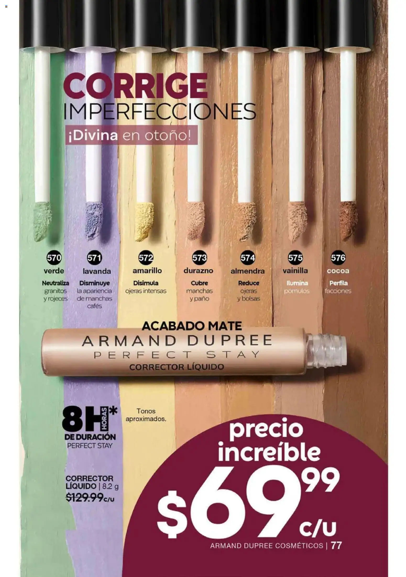 Nuevas ofertas de Fuller válidas en toda la República Mexicana desde el 19/08/2026. ¡Encuentra las mejores ofertas en Fuller campaña 10 2026! | Página: 77 | Productos: Durazno, Almendra, Mate, Corrector