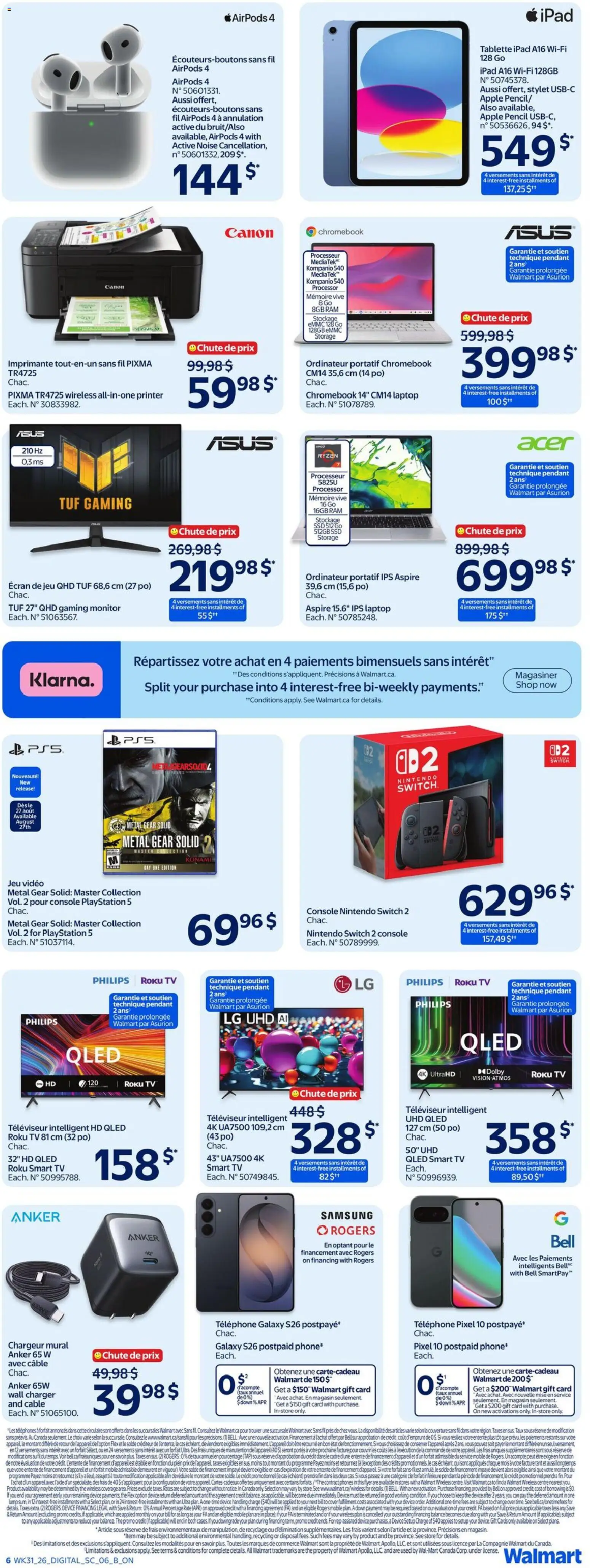 Walmart flyer valid from Aug 27, 2026 | Page: 10
