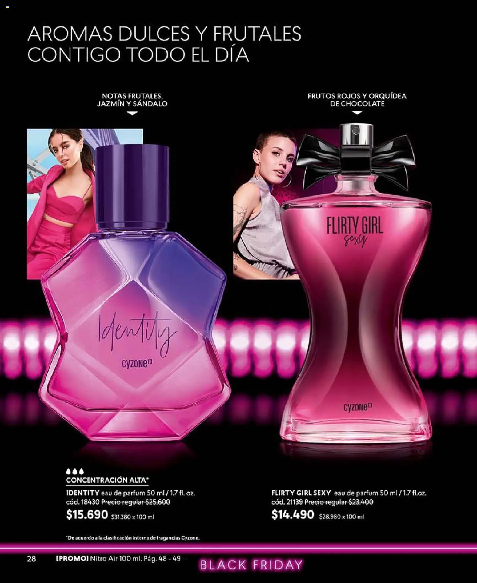 Catálogo CyZone Campaña 16 │ válido desde el 28.09.2026 | Página: 28 | Productos: Frutos rojos, Dulces, Orquídea, Chocolate