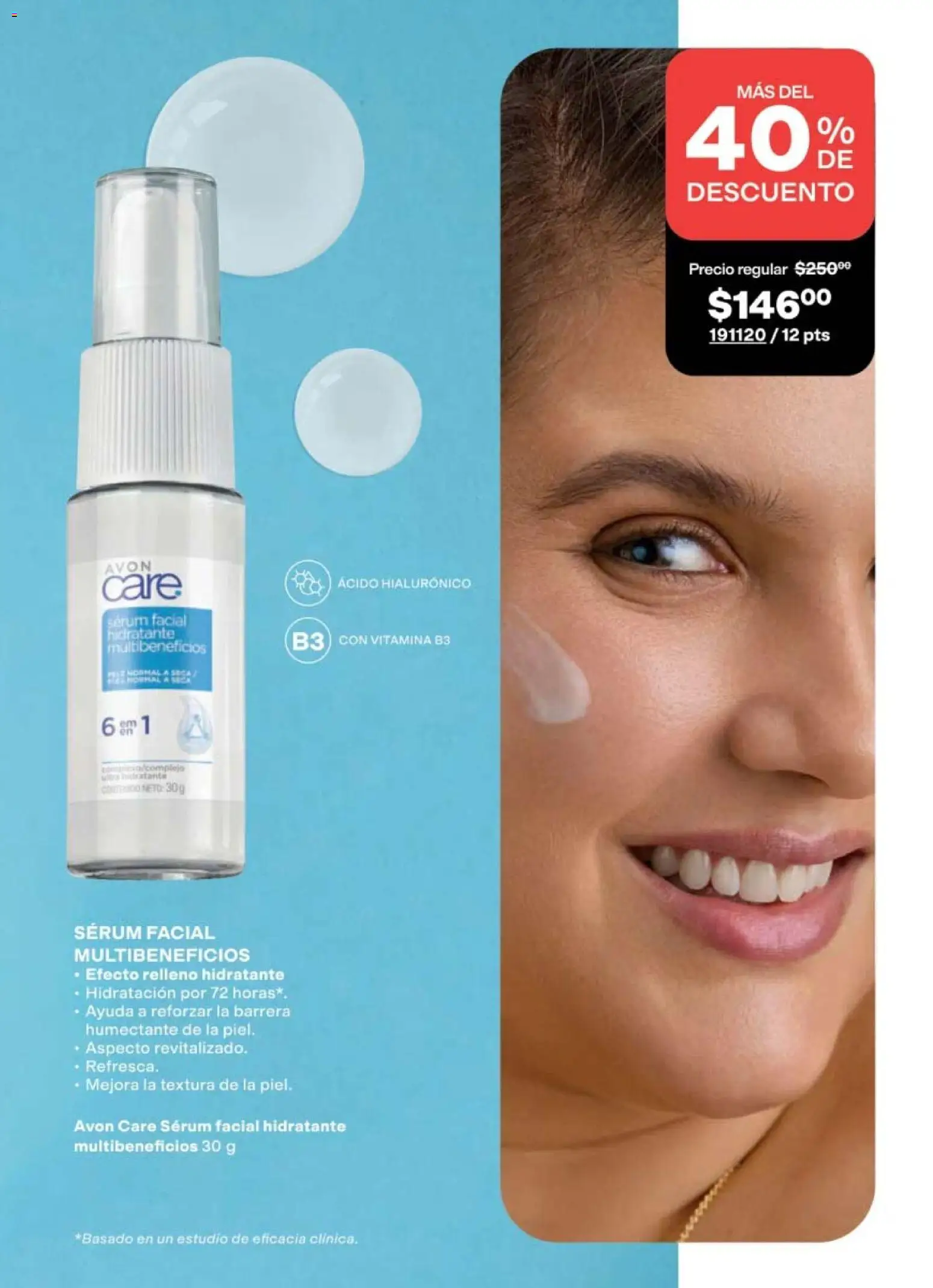 Nuevas ofertas de AVON válidas en toda la República Mexicana desde el 02.04.2026. ¡Encuentra las mejores ofertas en AVON campaña 6 2026! | Página: 163 | Productos: Serum