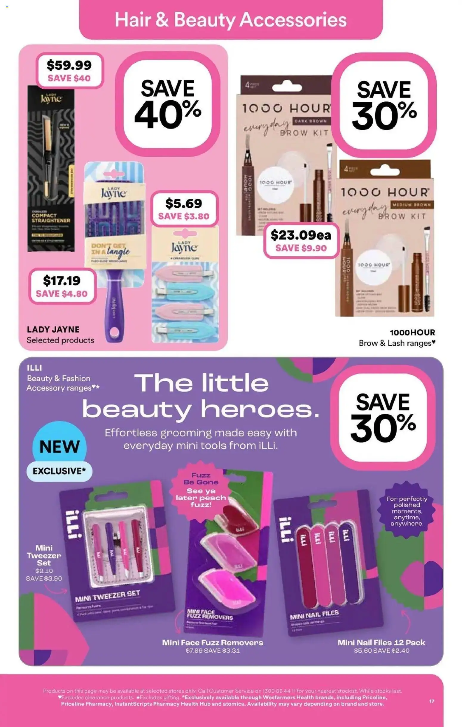Priceline Pharmacy catalogue Sunnybank - 24/09/2026 > weekly / monthly specials | Page: 17 | Products: Peach, Accessories, Tools