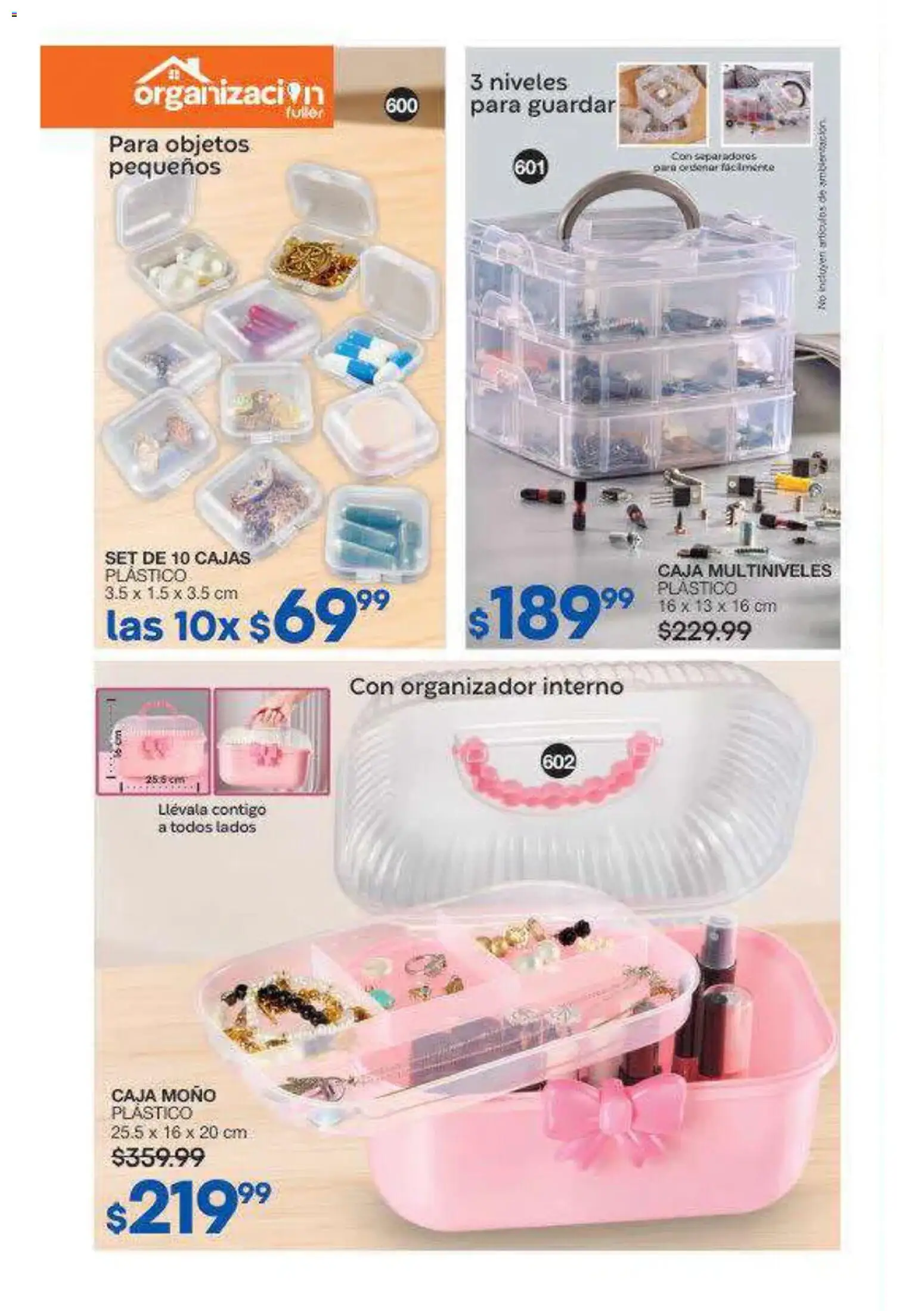 Nuevas ofertas de Fuller válidas en toda la República Mexicana desde el 16/09/2026. ¡Encuentra las mejores ofertas en Fuller campaña 12 2026! | Página: 159 | Productos: Organizador, Moño, Caja