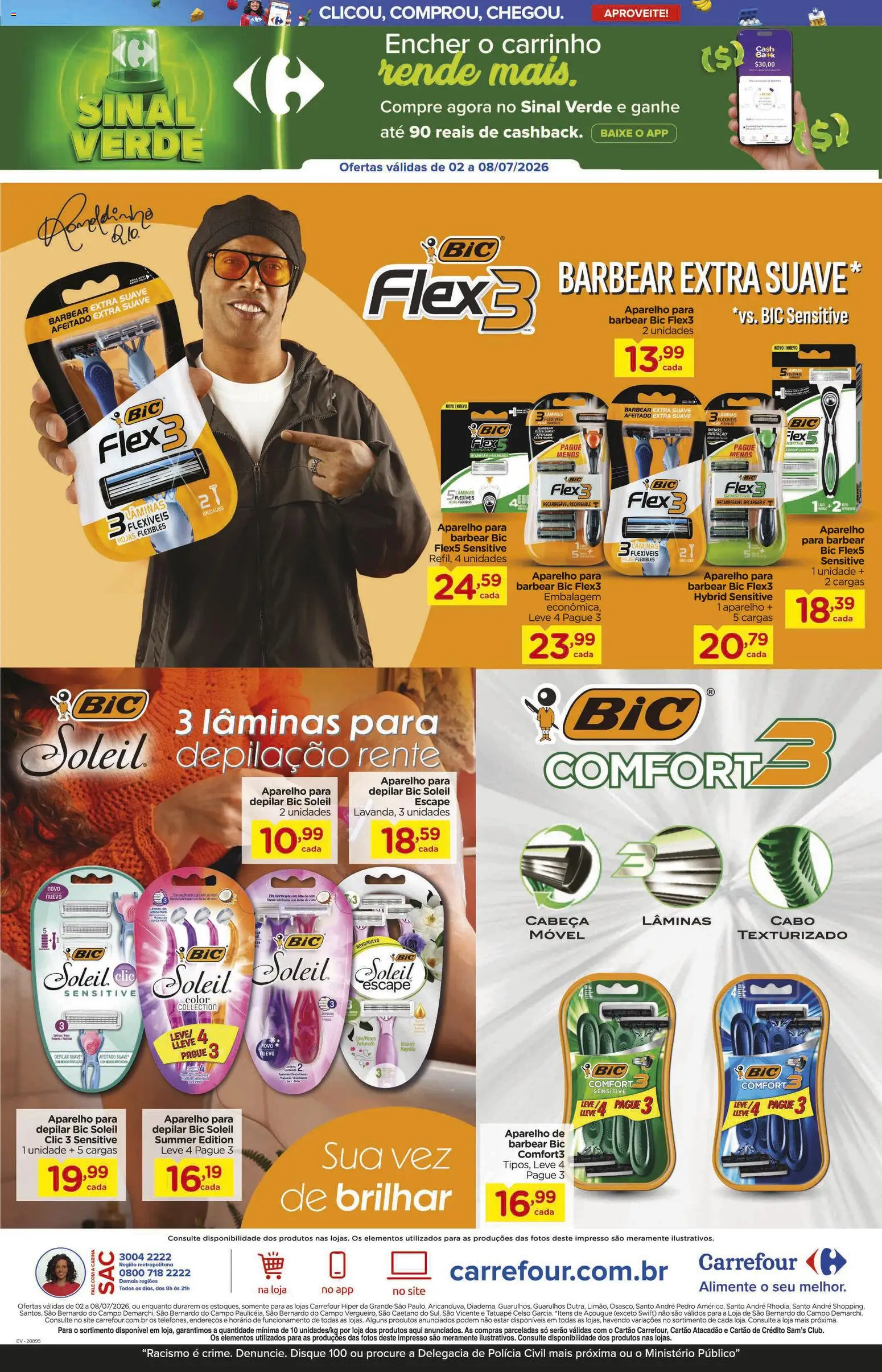 Carrefour Folheto - válido de 02/07/2026 | Página: 4 | Produtos: Carrinho, Cabo