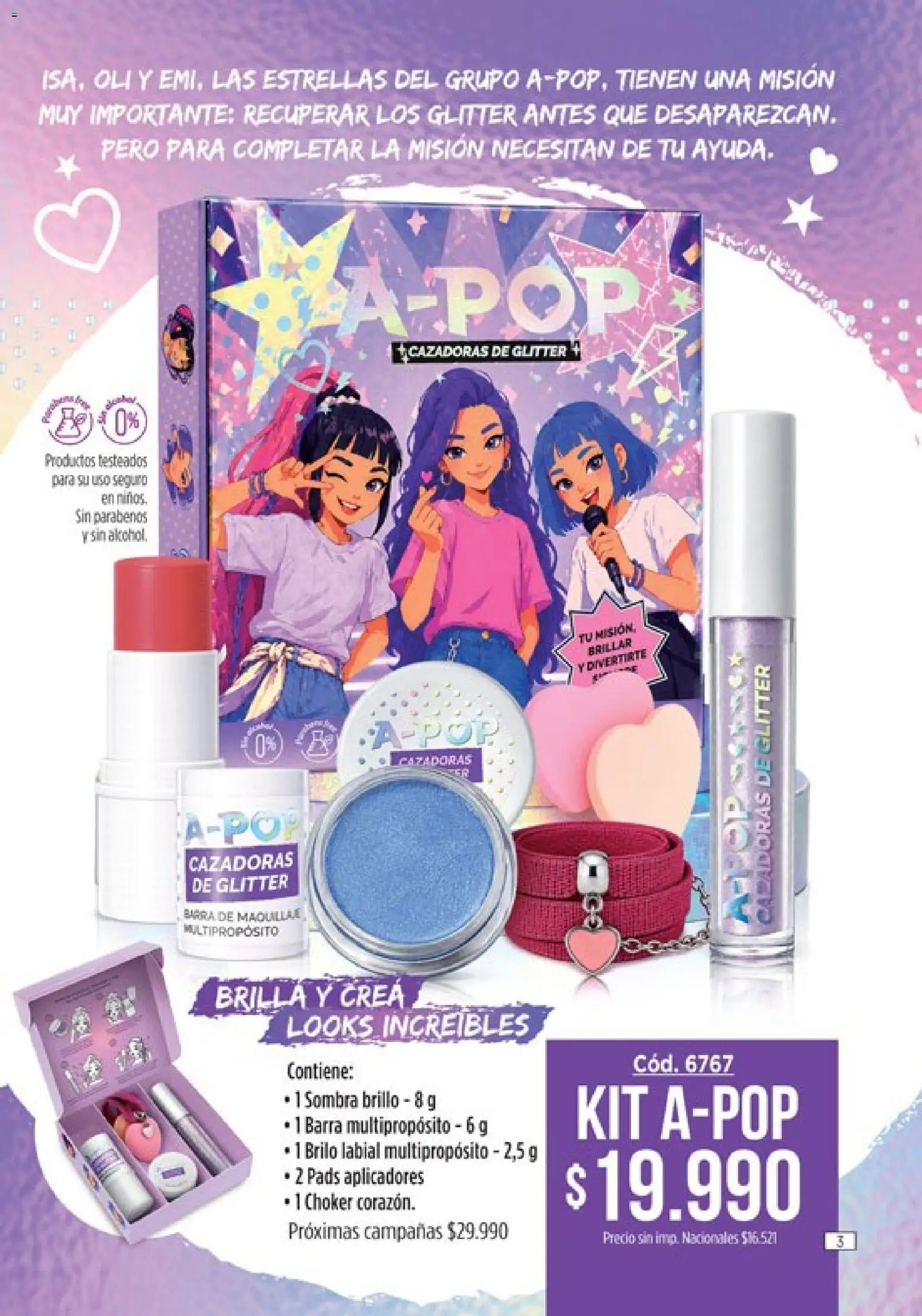 Amodil - Campaña 11 │ válido desde el 01.07.2026 | Página: 3 | Productos: Maquillaje, Sombra, Brillo, Glitter