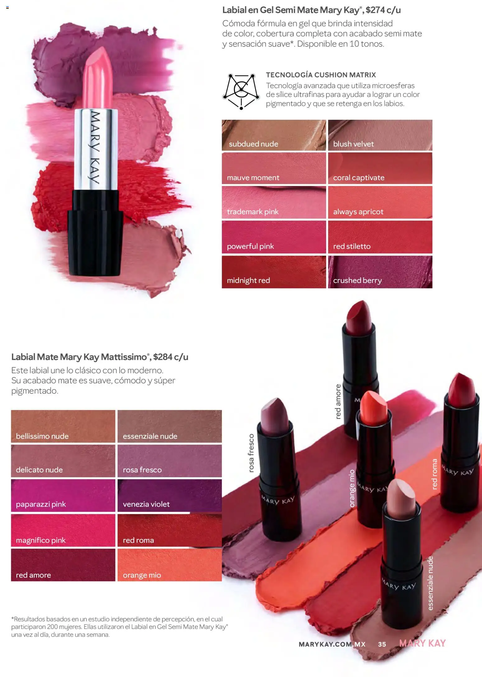 Nuevas ofertas de Mary Kay válidas en toda la República Mexicana desde el 01/07/2026. ¡Encuentra las mejores ofertas en Catálogo Mary Kay Julio Agosto 2026! | Página: 35 | Productos: Mate