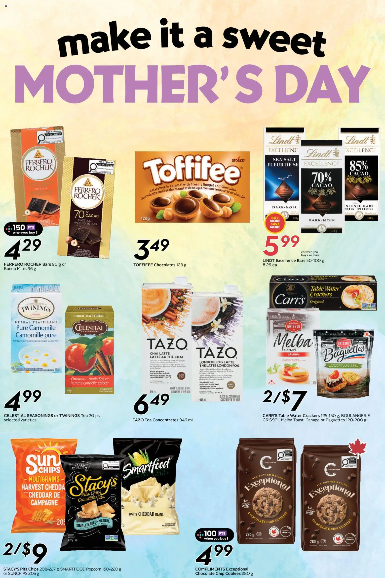 Safeway flyer valid from 07.05.2026 | Page: 17 | Products: Chips, Cookies, Butter, Chocolate