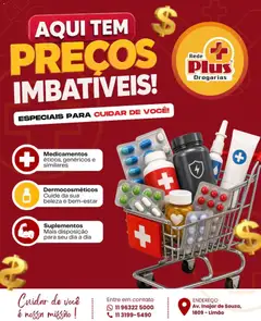 Rede Plus Supermercados ofertas Drogaria - Pré-Visualização do folheto da loja Rede Plus Supermercados, válido de 21/08/2026