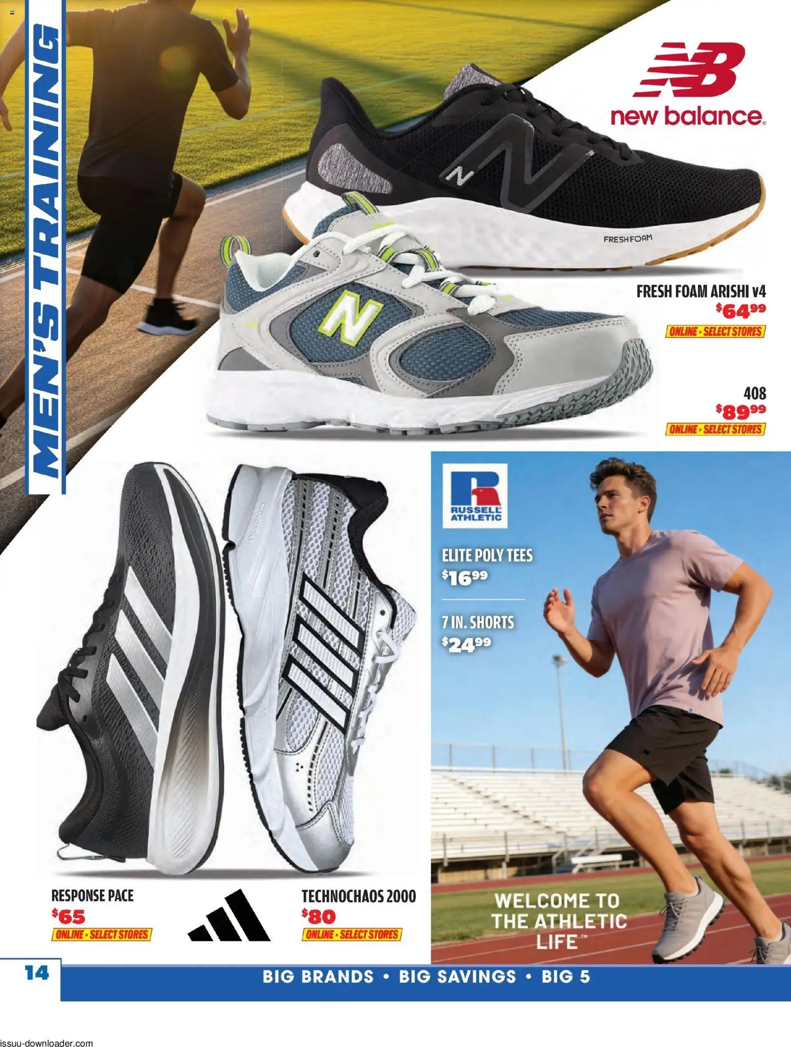 Big 5 Sporting Goods Summer Catalog - valid from 05/26/2026 | Page: 14 | Products: Shorts, Foam
