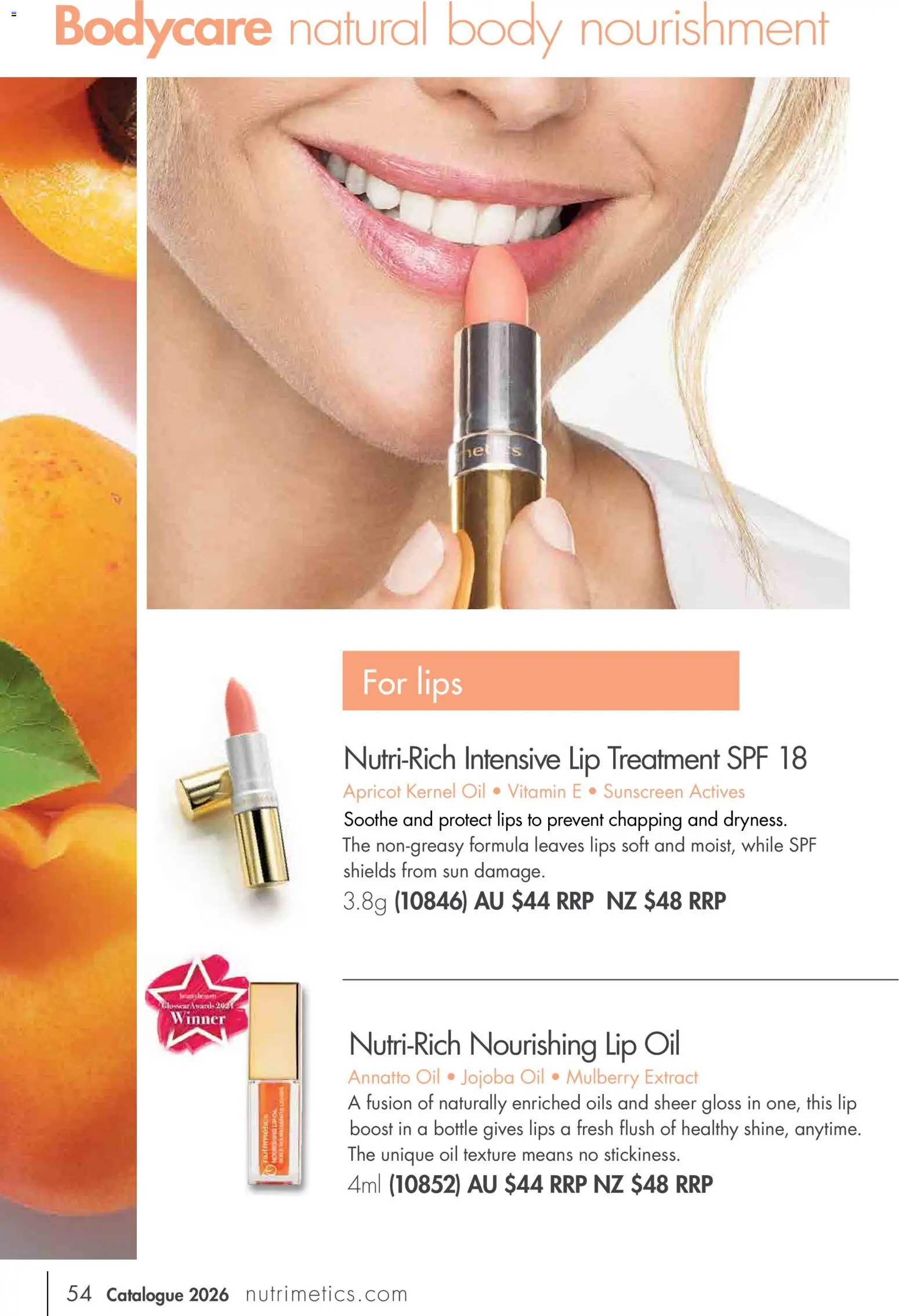Nutrimetics catalogue - valid from 01/01/2026 | Page: 54 | Products: Oil, Sunscreen, Treatment, Vitamin