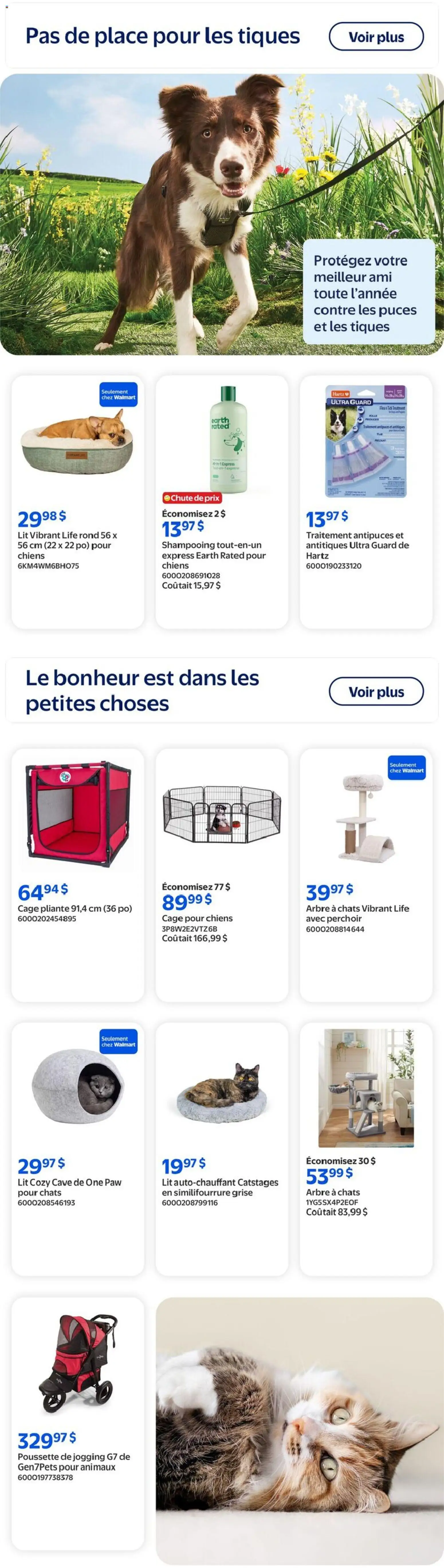 Walmart flyer valid from Aug 27, 2026 | Page: 8 | Products: Shampoo, Bed, Cat bed