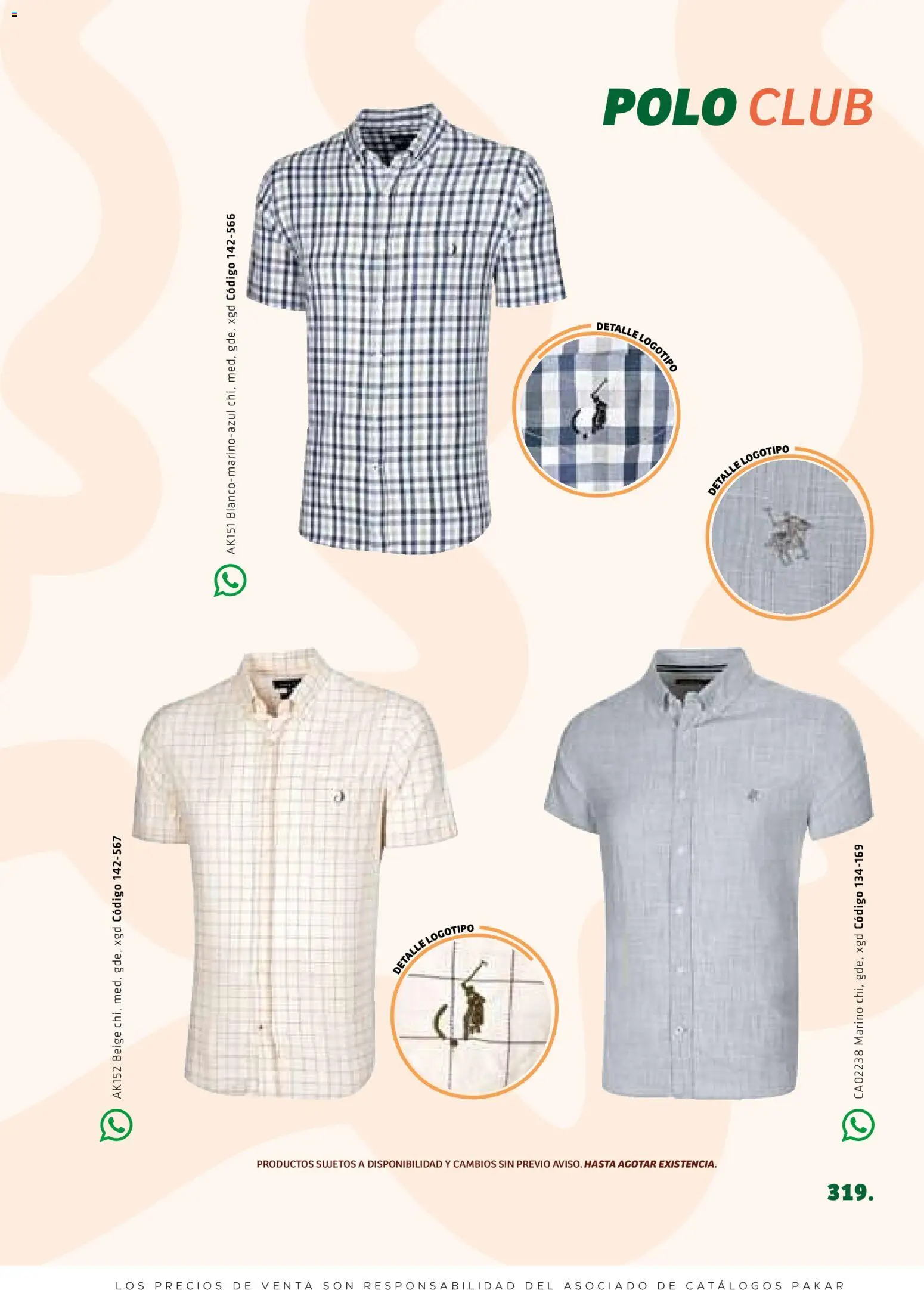 Nuevas ofertas de SC Pakar válidas en toda la República Mexicana desde el 27/02/2026. ¡Encuentra las mejores ofertas en SC Pakar catálogo Premium Men Tomo 1! | Página: 319