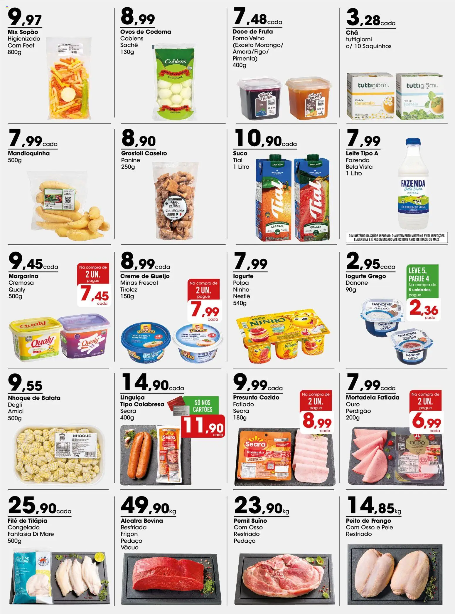 Zaffari Folheto - válido de 29/06/2026 | Página: 2 | Produtos: Abóbora, Tilápia, Chá, Batata