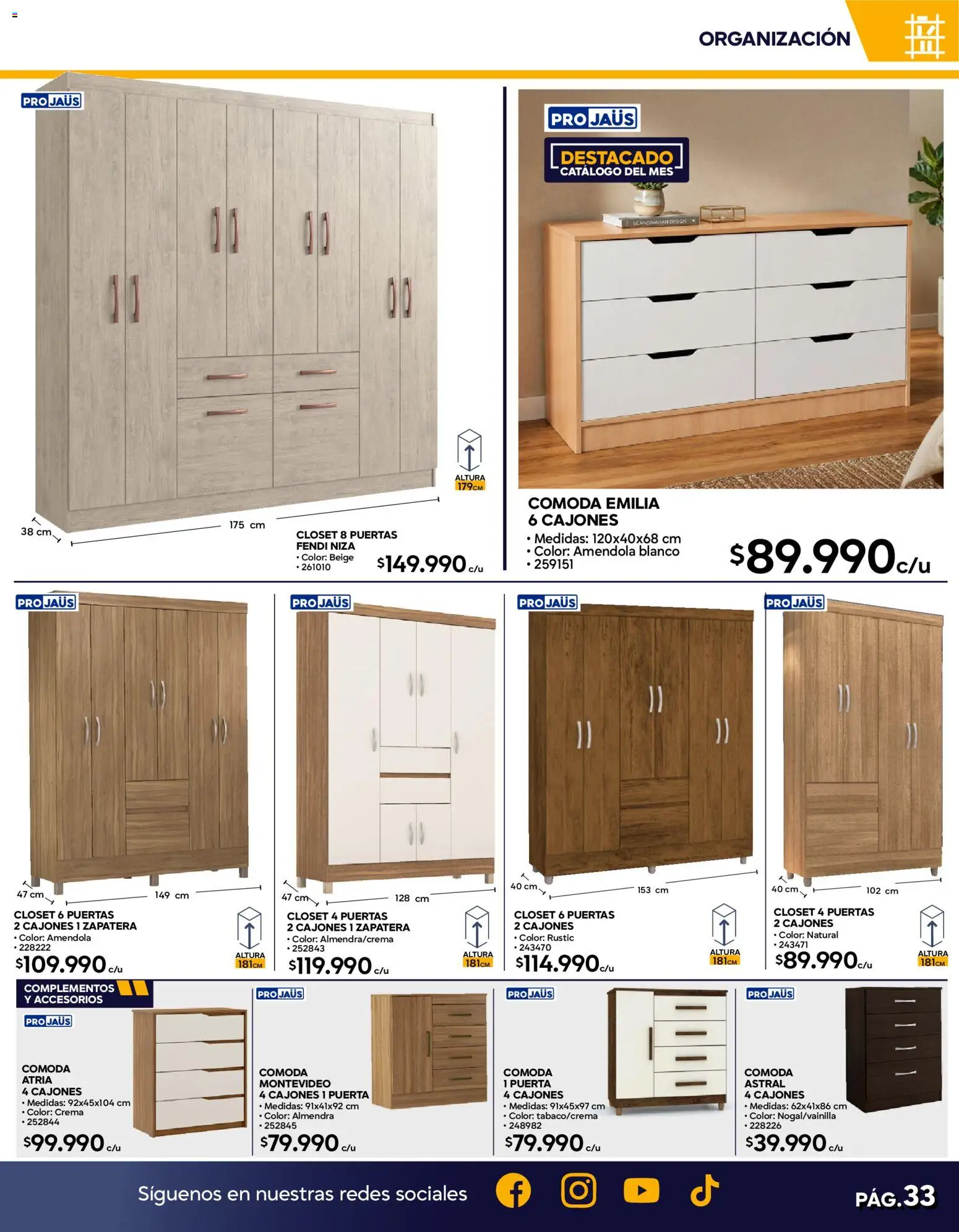 Construmart Ofertas │ válido desde el 31.05.2026 | Página: 33 | Productos: Almendra, Closet, Crema