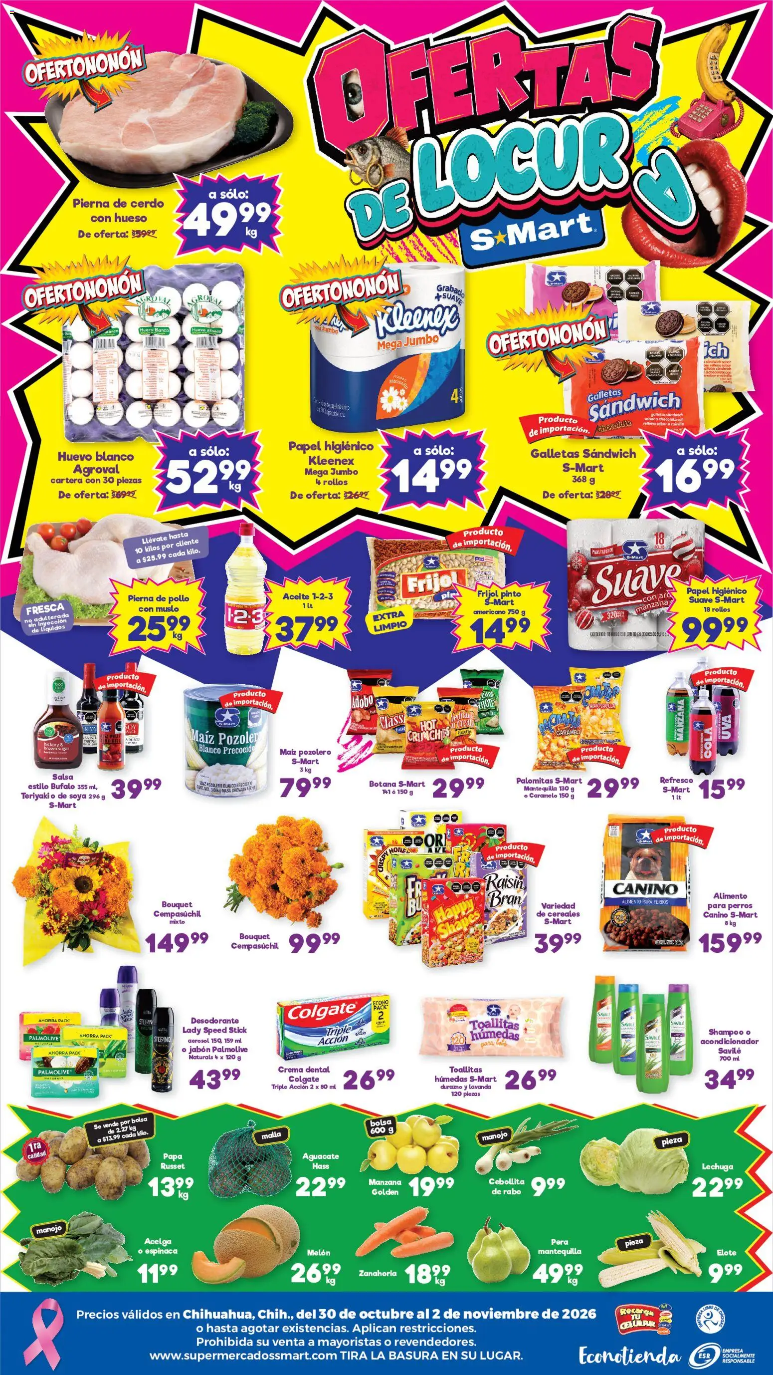 Nuevas ofertas de S-Mart válidas en toda la República Mexicana desde el 30/10/2026. ¡Encuentra las mejores ofertas en S-Mart folleto! | Página: 2