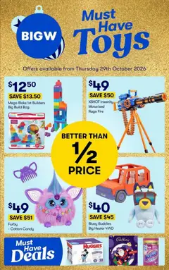 Preview of Big W Catalogue - valid from 29/10/2026