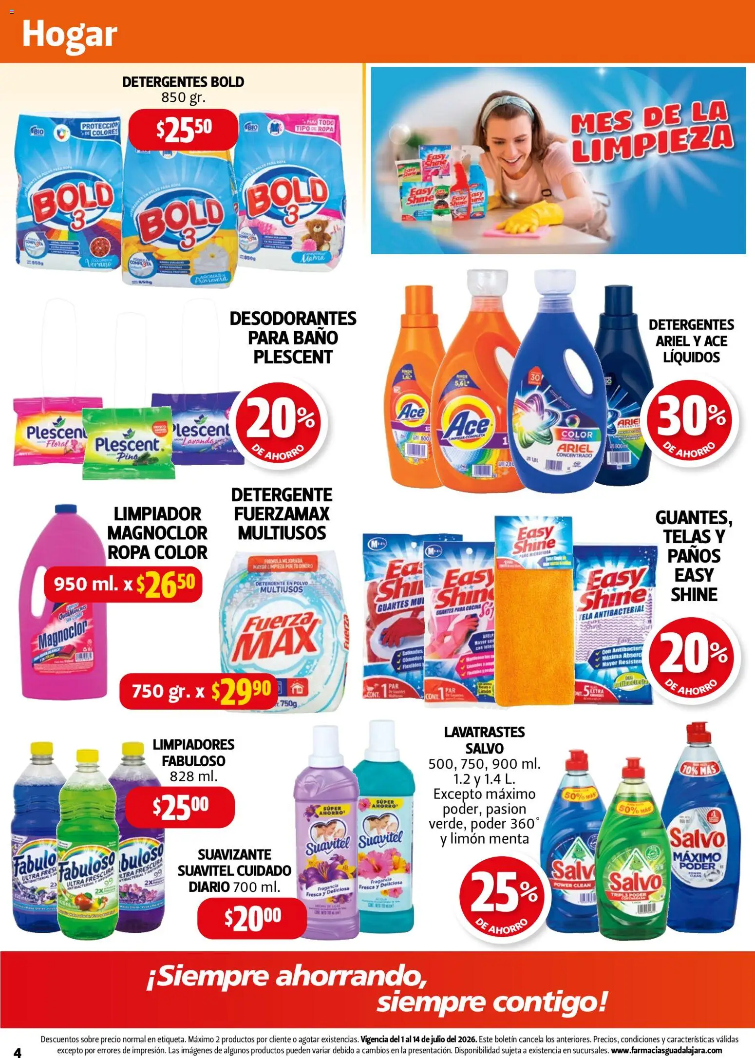 Nuevas ofertas de Farmacia Guadalajara válidas en toda la República Mexicana desde el 01/07/2026. ¡Encuentra las mejores ofertas en Farmacia Guadalajara catálogo! | Página: 4