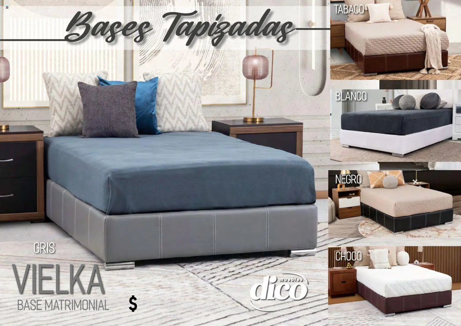 Nuevas ofertas de Muebles Dico válidas en toda la República Mexicana desde el 01.04.2026. ¡Encuentra las mejores ofertas en Muebles Dico catálogo Camas tapizadas ! | Página: 28