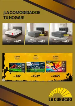 Vista previa de folleto La Curacao catálogo de la La Curacao válido desde 18.05.2026 | Página: 4 | Productos: Cama, Sofá, Audio, Juego