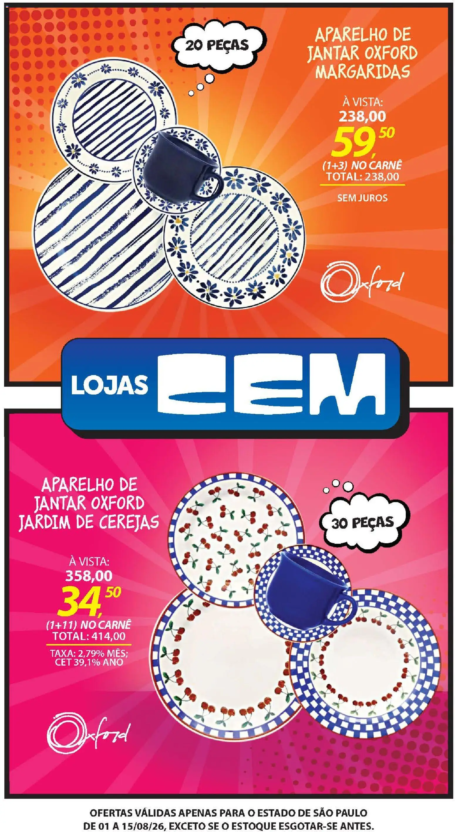 Lojas Cem Folheto - válido de 01/08/2026 | Página: 68
