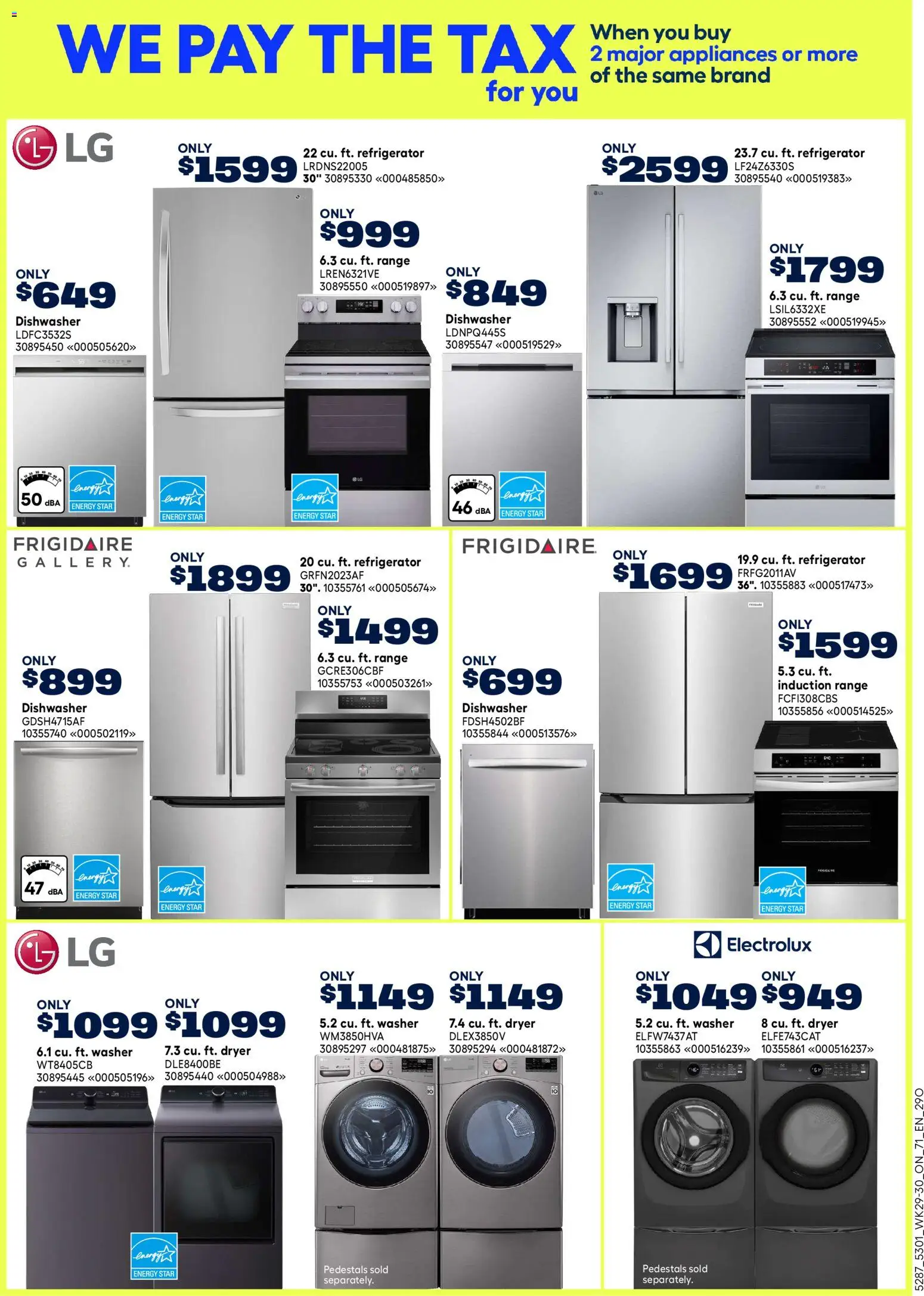 Rona flyer valid from Aug 13, 2026 | Page: 22 | Products: Refrigerator, Dryer, Dishwasher