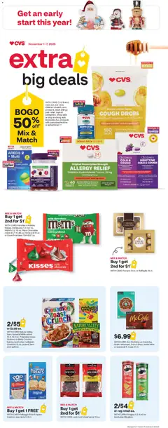 Preview of CVS Pharmacy weekly ads valid from 11/01/2026