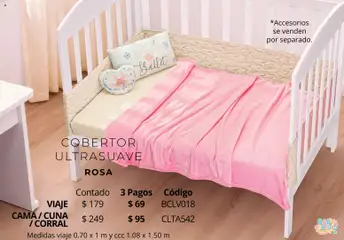 Vista previa de Colchas Concord catálogo Baby, nuevo folleto de la tienda, válido en México a partir del 01.05.2026 | Página: 54 | Productos: Cobertor, Cama, Cuna