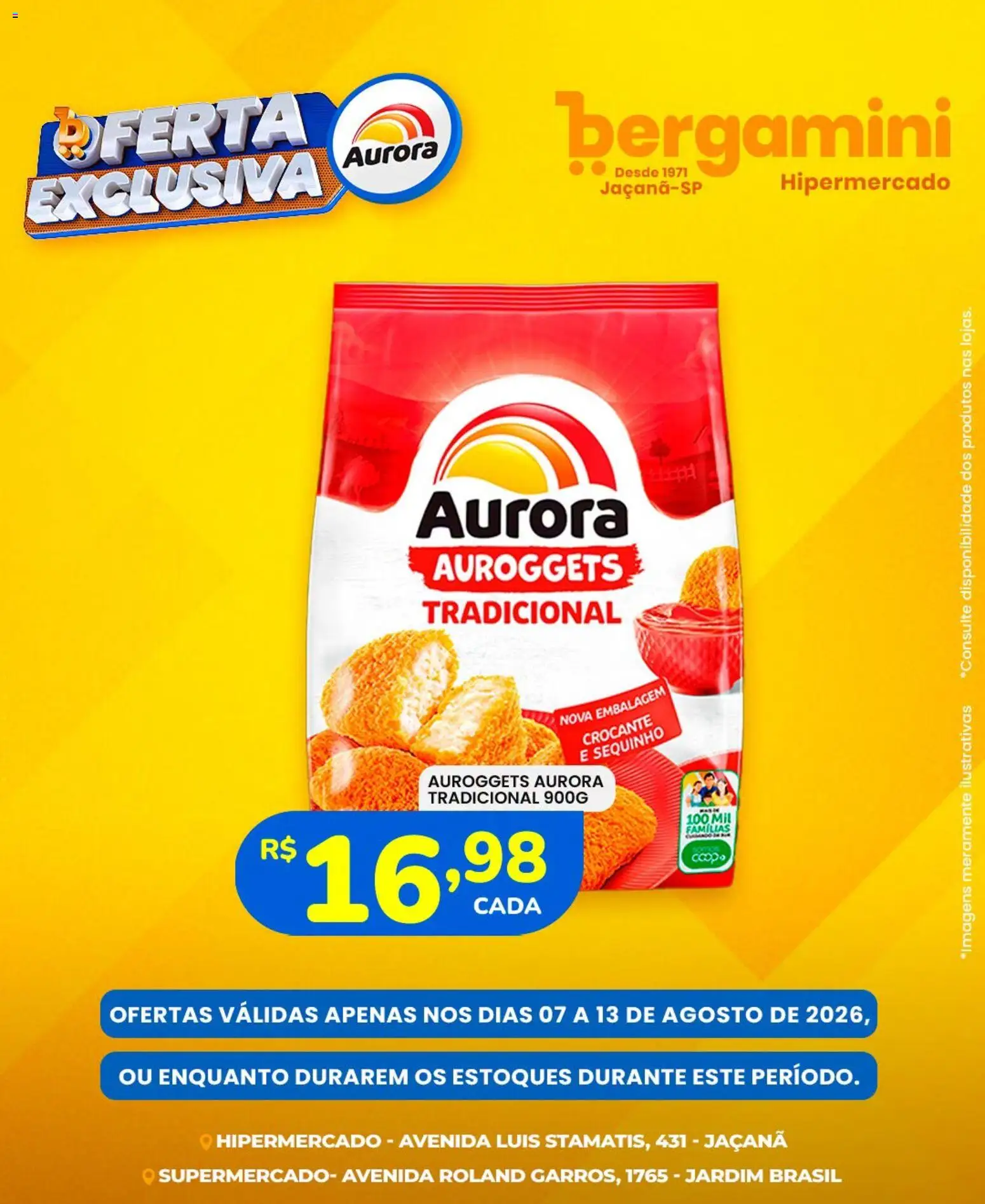 Supermercado Bergamini Folheto - válido de 07/08/2026 | Página: 1