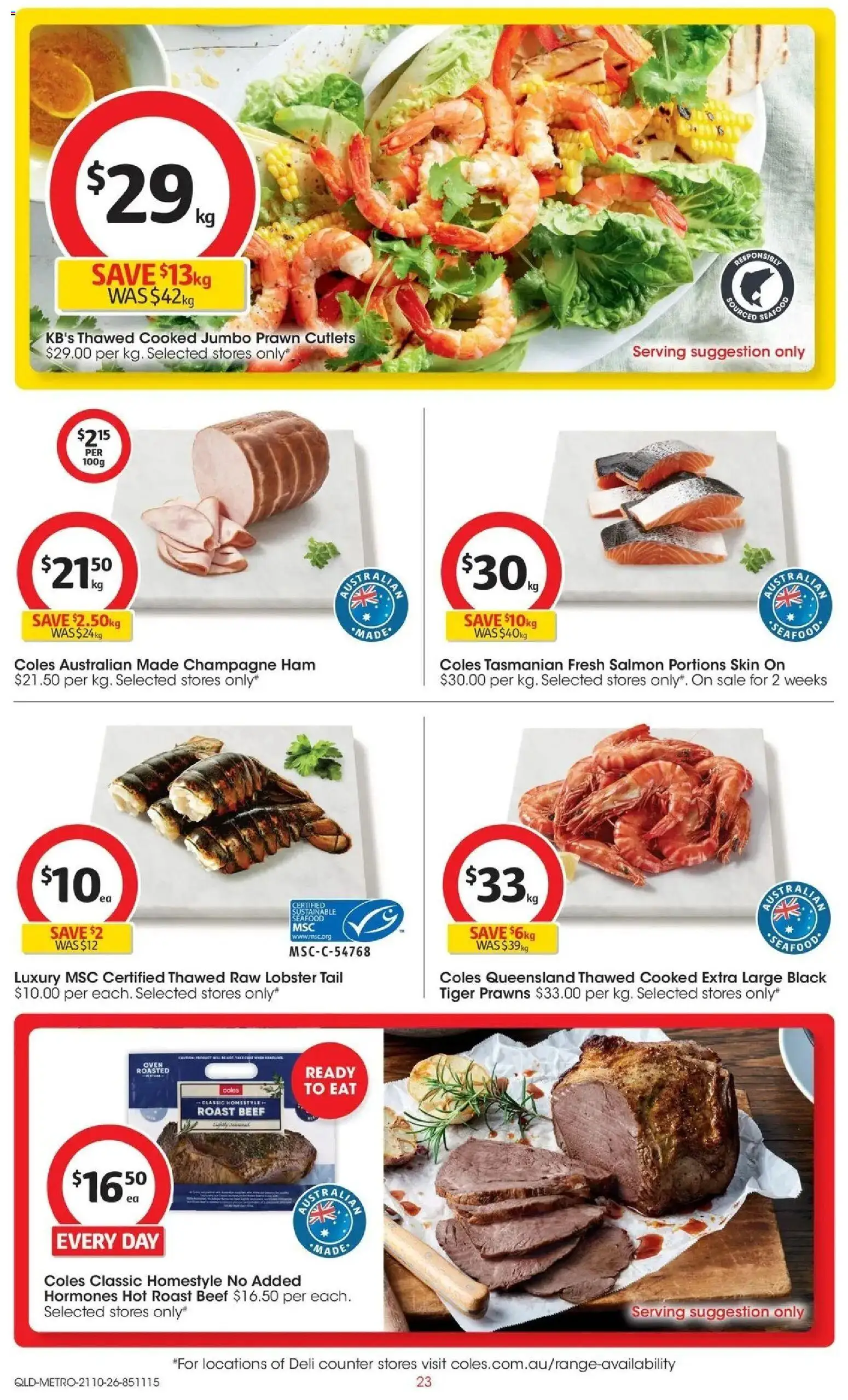 ﻿Coles catalogue valid from 21/10/2026 > Online Australia | Page: 23