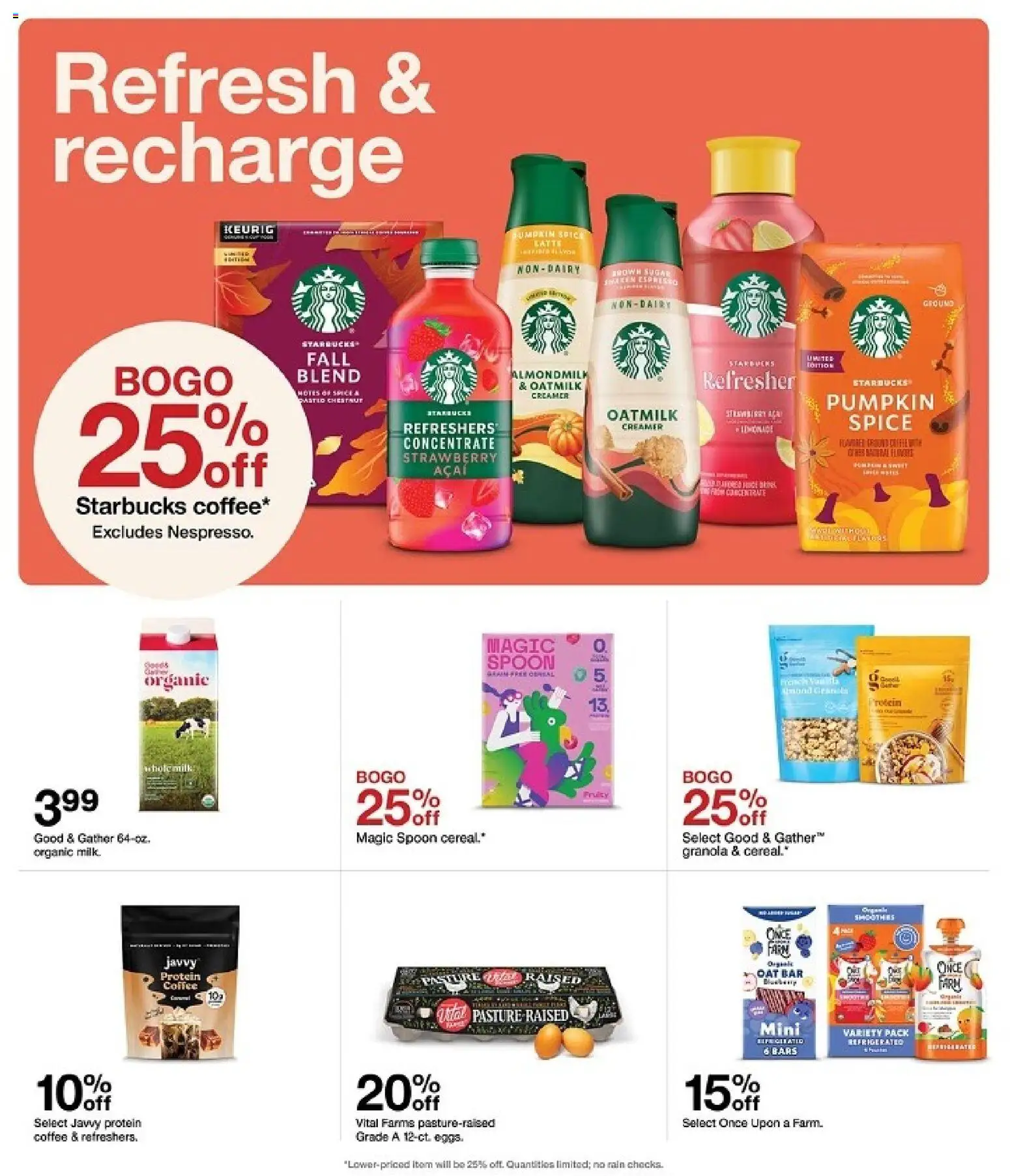Target Weekly Ad - valid from 08/02/2026 | Page: 39 | Products: Coffee, Sugar, Pumpkin