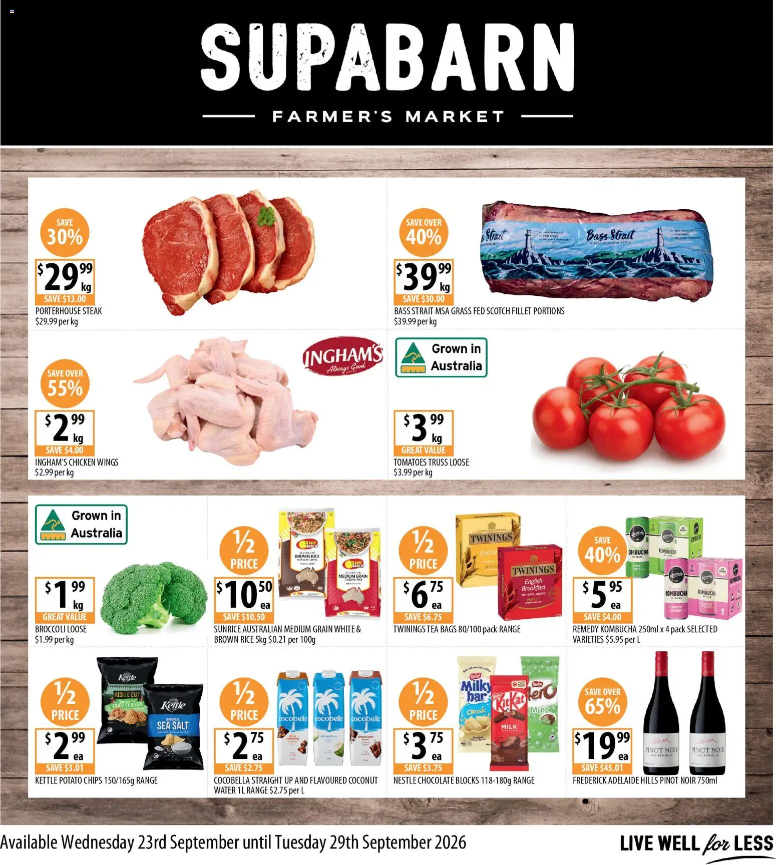 Supabarn Wednesday, September 23 Top Hampers