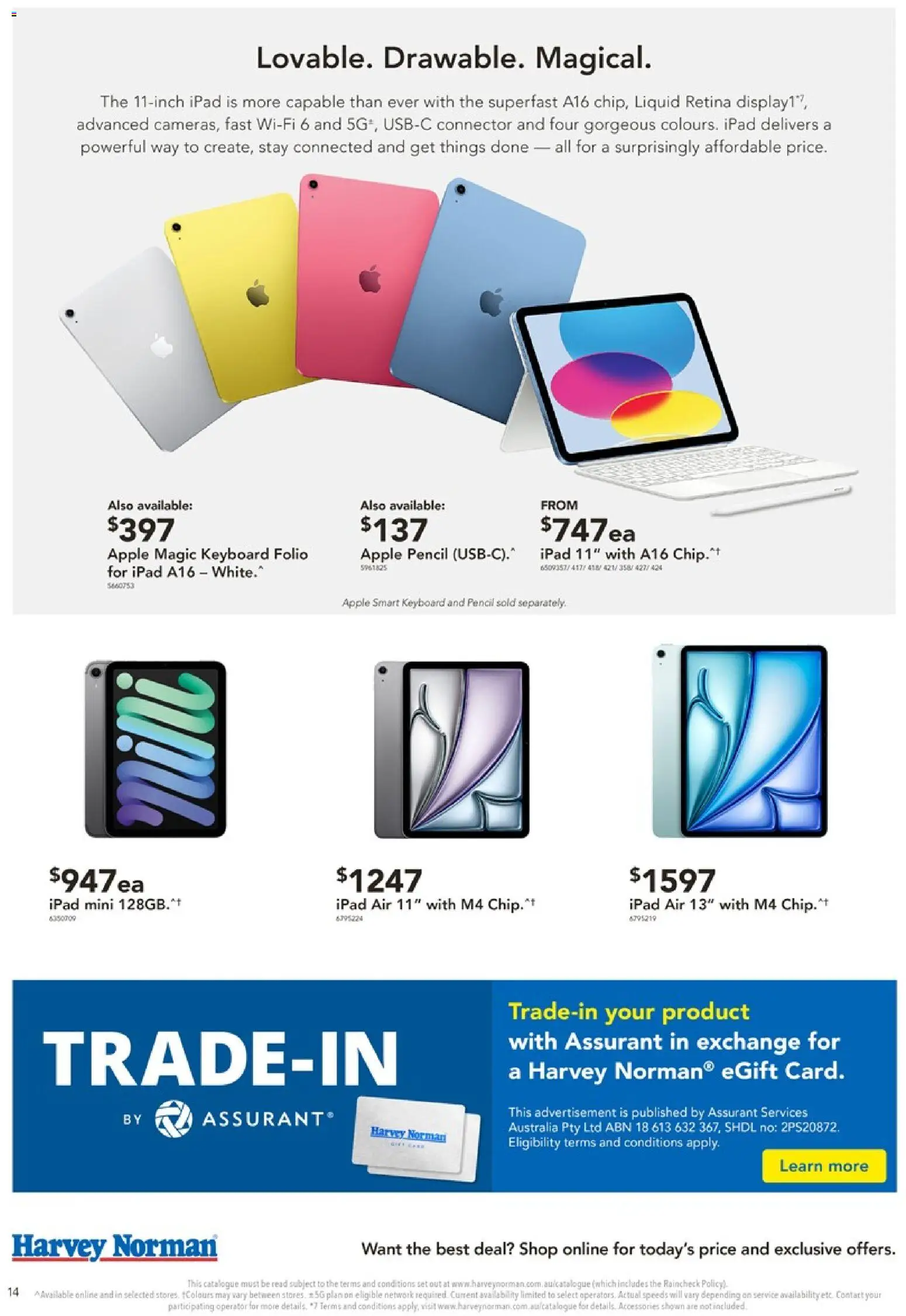 Harvey Norman catalogue - valid from 18/08/2026 | Page: 14 | Products: Accessories, Keyboard, Connector, Pencil