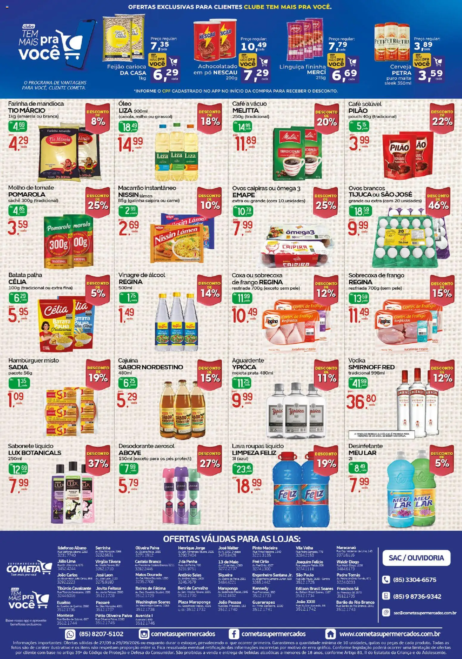 Cometa Supermercados Folheto - válido de 27/09/2026 | Página: 2