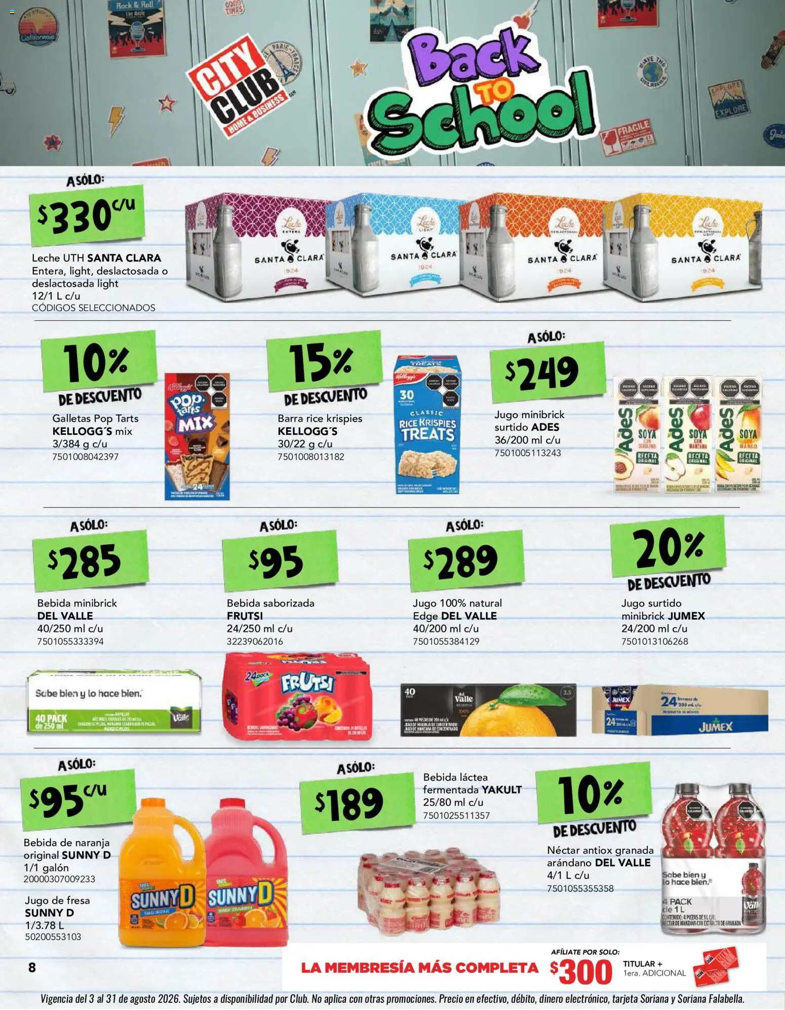 Nuevas ofertas de City Club válidas en toda la República Mexicana desde el 03/08/2026. ¡Encuentra las mejores ofertas en City Club catálogo! | Página: 8