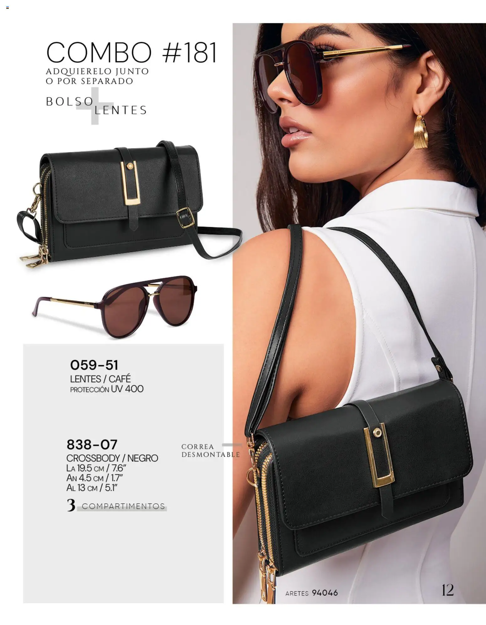Nuevas ofertas de Cklass válidas en toda la República Mexicana desde el 08/07/2026. ¡Encuentra las mejores ofertas en Cklass catálogo Gala y glamour! | Página: 112 | Productos: Lentes, Bolso, Café, Aretes