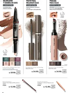 Vista previa de folleto Oriflame catálogo - Campaña 8 de la Oriflame válido desde 30.05.2026 | Página: 44 | Productos: Brocha, Sombra de ojos, Delineador, Polvo