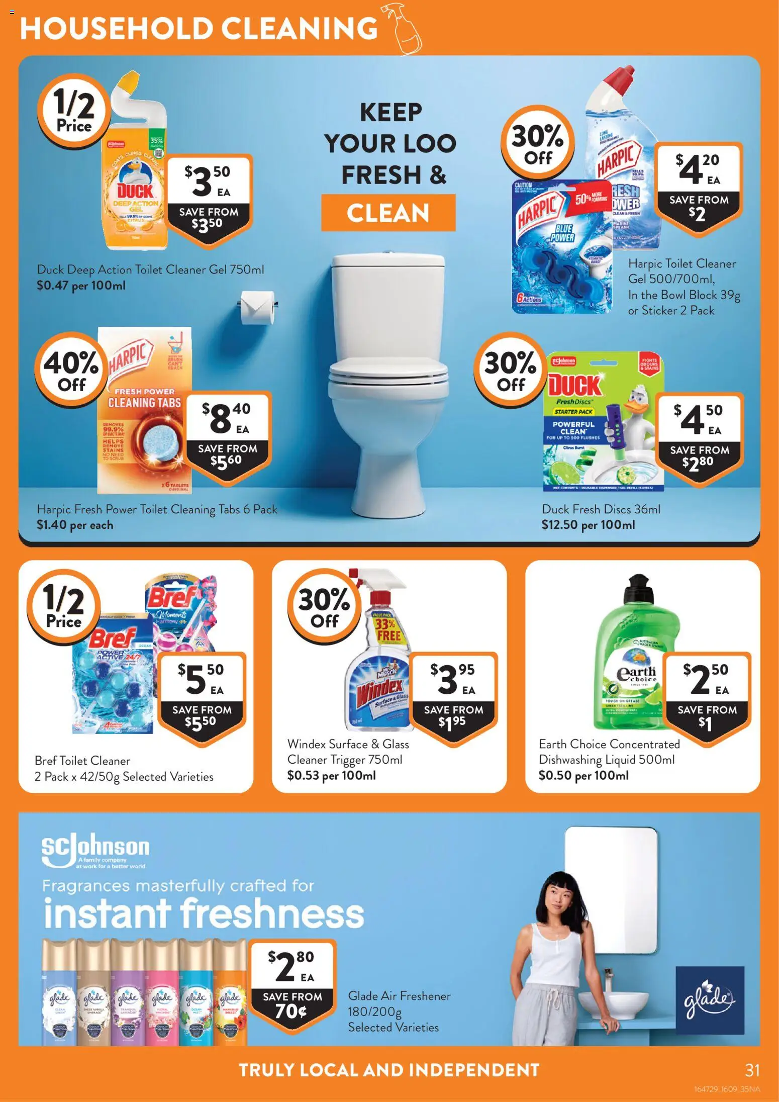 Foodworks catalogue - valid from 16/09/2026 | Page: 31 | Products: Toilet, Citrus, Tablets, Air freshener