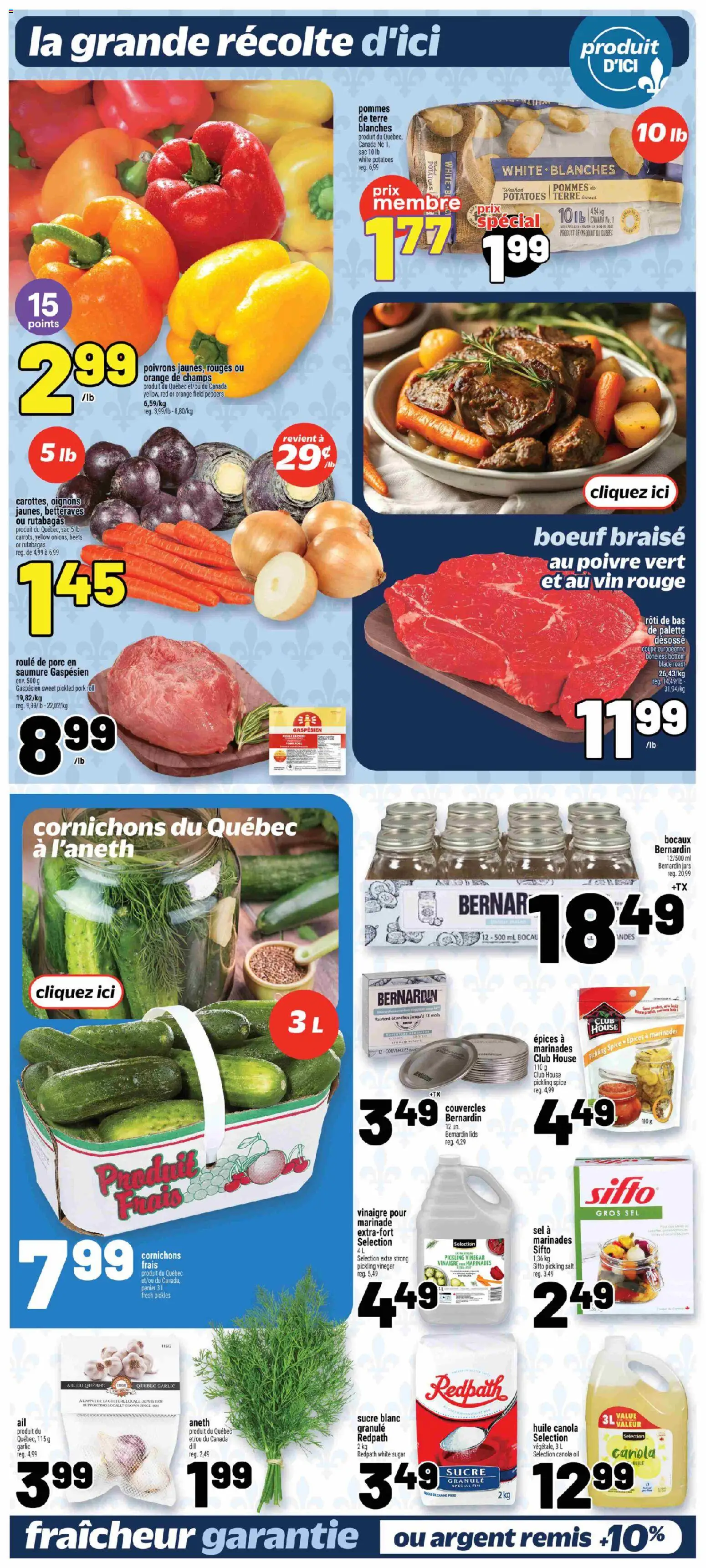 Metro flyer valid from Sep 17, 2026 | Page: 8 | Products: Potatoes, Garlic, Vinegar, Oil